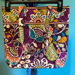 Vera Bradley Plum Crazy Purse Never Used